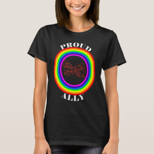 Camiseta LGBT Gay de Lésbica bissexual Fila de Orgulho Tran