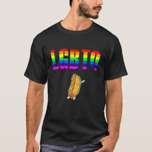Camiseta LGBT Gay de Lésbica bissexual Fila de Orgulho Tran