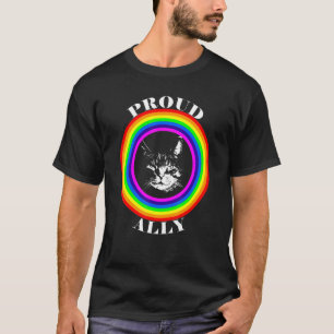 Camiseta LGBT Gay de Lésbica bissexual Fila de Orgulho Tran