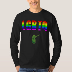 Camiseta LGBT Gay de Lésbica bissexual Fila de Orgulho Tran