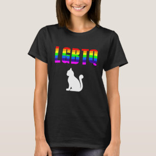 Camiseta LGBT Gay de Lésbica bissexual Fila de Orgulho Tran