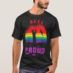 Camiseta Lgbt Gay de pesca da roleta de pesca contra esguic