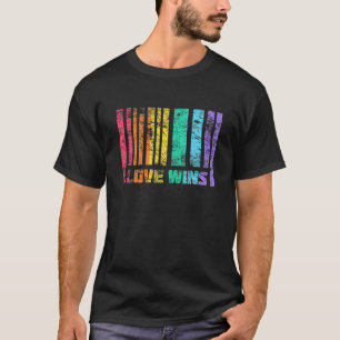 Camiseta LGBT Gay Lésbica Pride Amor ganha Orgulho Arco-íri