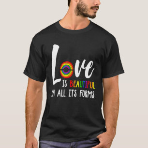 Camiseta Lgbt Gay Love É Bonito Em Todas As Formas