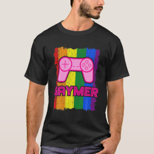 Camiseta LGBT Gaymer Orgulho gay para Jogar Liberdade