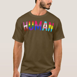 Camiseta LGBT humano Orud Ally Orgulho gay LGBT Flag Rainbo