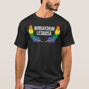 Camiseta LGBT Lésbica Amor Wingaydium Lesbiosa Pride