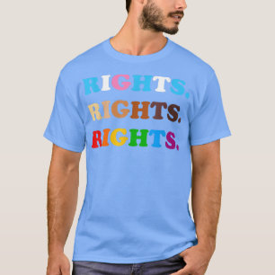 Camiseta Lgbt Lésbica Direitos do Orgulho Direitos do Gay D