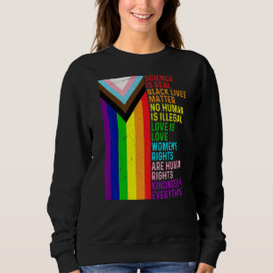 Camiseta Lgbt Lésbica Gay Science É Real Blm Love Is Love