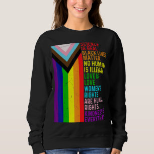 Camiseta Lgbt Lésbica Gay Science É Real Blm Love Is Love