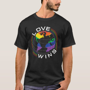 Camiseta LGBT Love ganha Gay Globe Transgênero lésbico