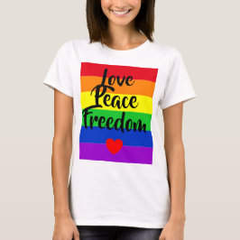Camiseta #LGBT #love #orgulde #gay #liberdade #parada