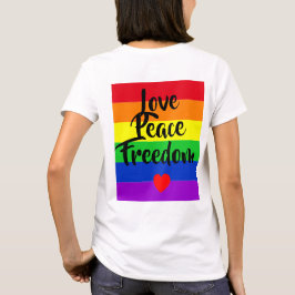 Camiseta #LGBT #love #orgulde #gay #liberdade #parada