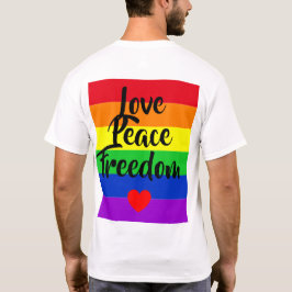 Camiseta #LGBT #love #orgulde #gay #liberdade #parada