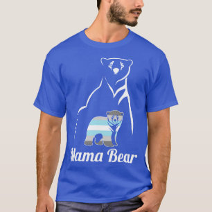 Camiseta LGBT: Mama Bear Demigender Orgulho Bandeira Mãe