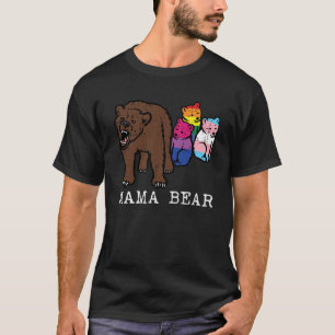 Camiseta Lgbt Mama Bear Trans Gay Bi Cubs Orgulho Transgêne