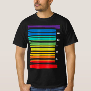 Camiseta LGBT Mês de consciência Código de barras Orgulho P
