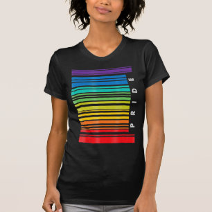 Camiseta LGBT Mês de consciência Código de barras Orgulho P