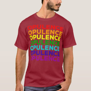 Camiseta LGBT Mês de Opulência Gay LGBT Arraste lésbica da
