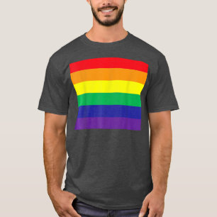 Camiseta LGBT Orgulho de Punho Arco-Íris Mês Merch LGBTQ Ga