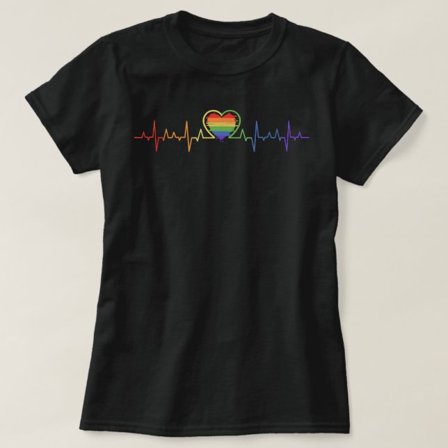 Camiseta LGBT Orgulho de Urso da Mãe Arco-Íris (Frente do Design)