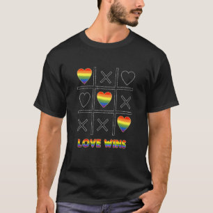 Camiseta Lgbt Orgulho gay Mês Amor Ganha Tic Tac Toque Para