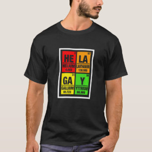 Camiseta Lgbt Orgulho gay Mês Elementa Hela Gay Para Ele