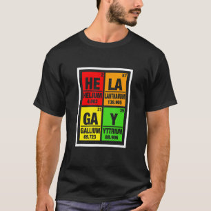 Camiseta Lgbt Orgulho gay Mês Elementos Hela Gay Him