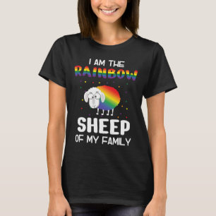 Camiseta LGBT Orgulho gay Mês Eu sou a ovelha arco-íris da