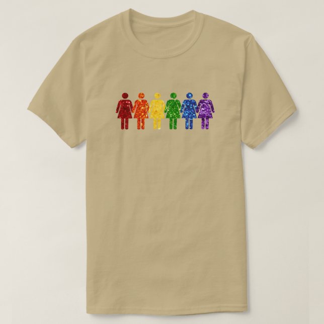 Camiseta LGBT Orgulho LGBT - Mulheres LGBT (Frente do Design)