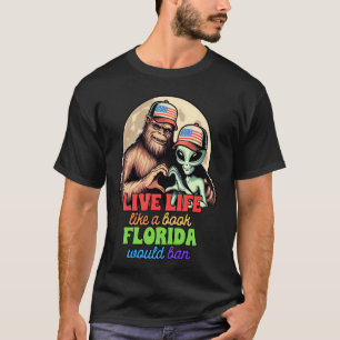 Camiseta LGBT (Orgulho LGBTQ) Vive A Vida Como Um Livro Da