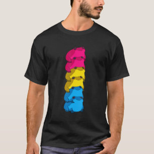 Camiseta Lgbt Orgulhoso Sapo De Sinalizador Pansexual