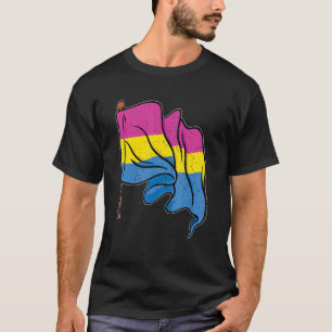 Camiseta Lgbt Pansexuality Flag Pan Pride Direitos Humanos