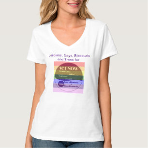 Camiseta LGBT para Kim-Rosa