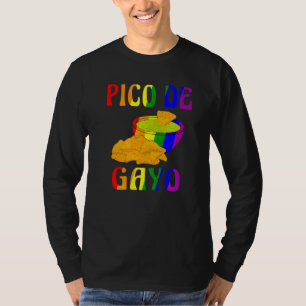Camiseta Lgbt Pico De Gayo Orgulho gay Gay Rainbow