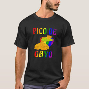 Camiseta Lgbt Pico De Gayo Orgulho gay Gay Rainbow