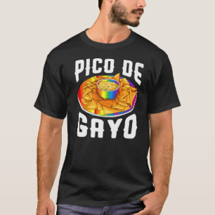 Camiseta Lgbt Pico De Gayo Orgulho gay Gay Rainbow
