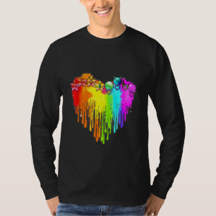 Camiseta Lgbt Planet Star Lgbt Pride Heart Gay Les Bisexual
