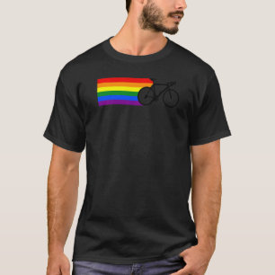 Camiseta Lgbt Pride Arco-Íris Ciclo Bicicleta Biker Lg
