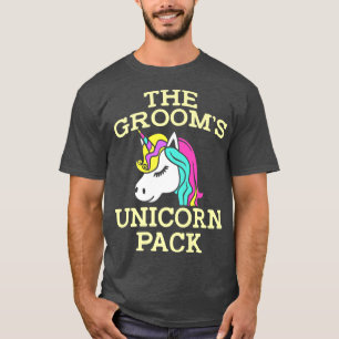Camiseta Lgbt Pride Gay Bachelor Party Unicorn Pack Engagem