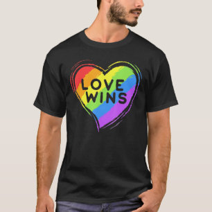 Camiseta Lgbt Pride Love Ganha Suporte Comunitário De Bande