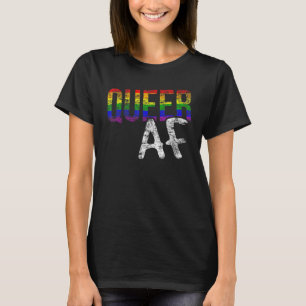 Camiseta Lgbt Pride Queer Af Gay Suporte Lésbica Igual Chuv