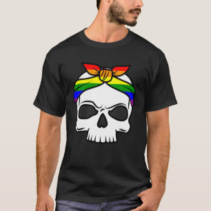Camiseta LGBT Prioridades Pirata Arco-Íris Sinalizador LGBT