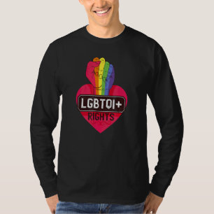 Camiseta Lgbt Rainbow Hand Rights Love Gay Lésbica