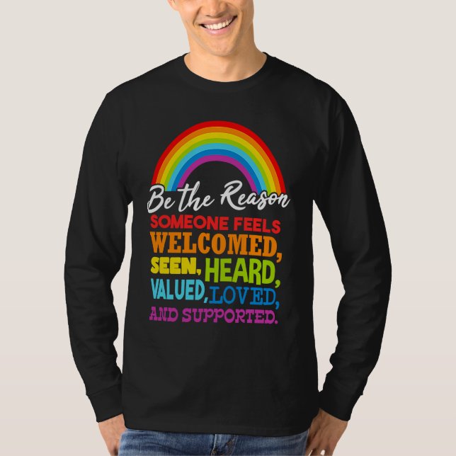 Camiseta LGBT Rainow Flag (Frente)