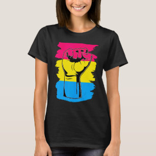 Camiseta Lgbt Resiste À Primeira Vintagem Maneira Pansexual
