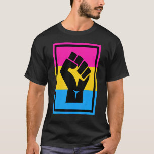 Camiseta Lgbt Resiste À Primeira Vintagem Maneira Pansexual