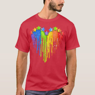 Camiseta LGBT Sinalizador do arco-íris LGBT Impresso
