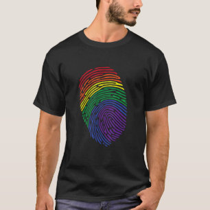 Camiseta Lgbt Sinalizador Lgbt Impressão Digital Ortodia Or