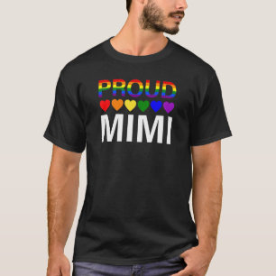 Camiseta Lgbt Suporte A Orgulho Mimi Lgbt Sinalizador Mimi